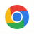 Google Chrome 浏览器图标 - 一个红黄绿蓝组成的圆形图标